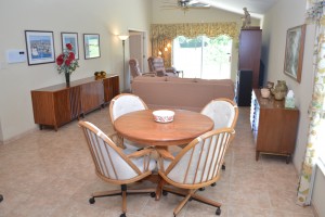 family with table